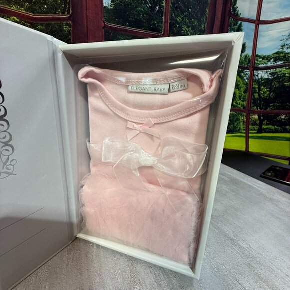 NIB Girl's Baby Elegant Box set "My first tutu" Pink 6-9 Months - Picture 5 of 7